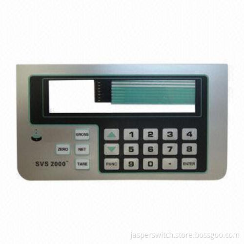 Membrane Keyboard for LCD Display with Transparent Color Window